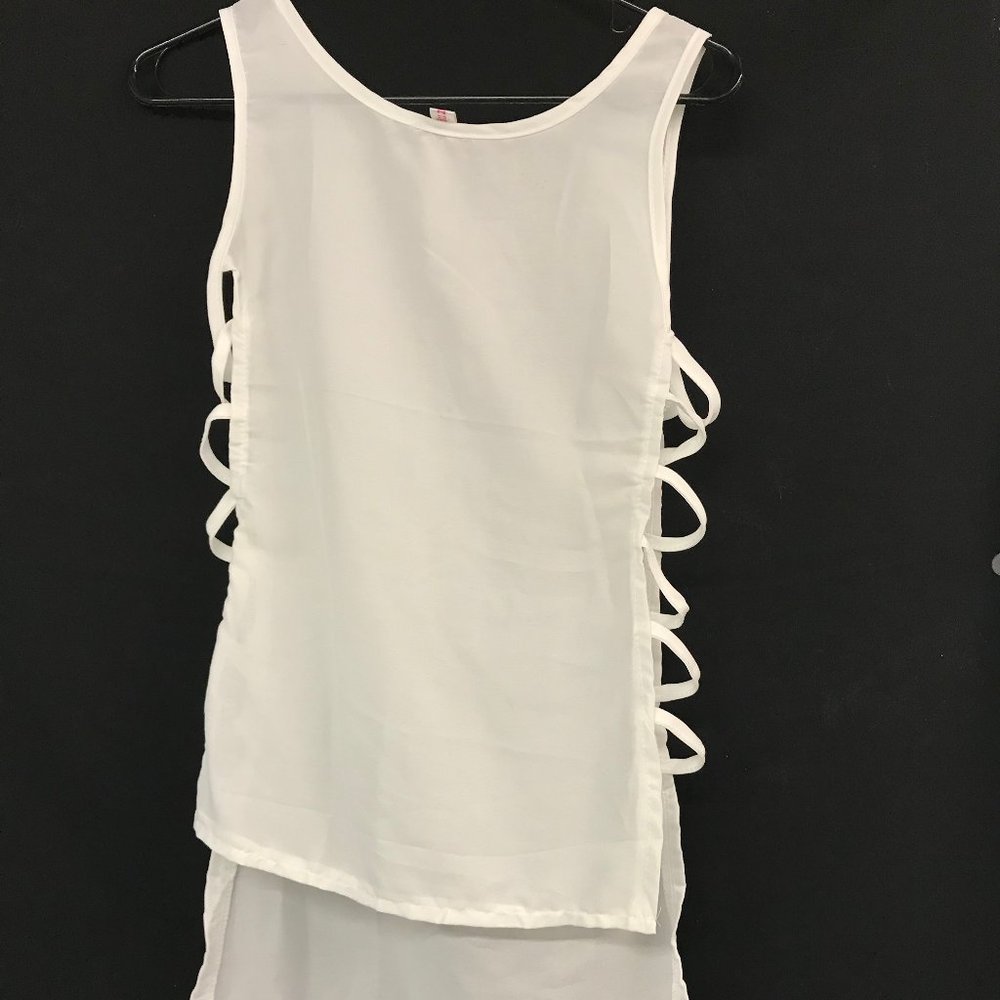 Chiffon Open Side Tank Blouse
